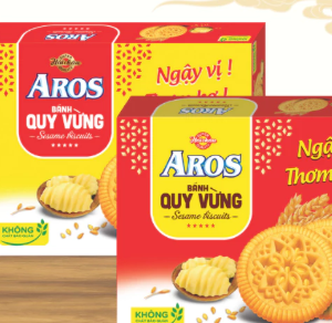 Bánh Quy Vừng AROS 380g – Sang Trọng & Truyền Thống